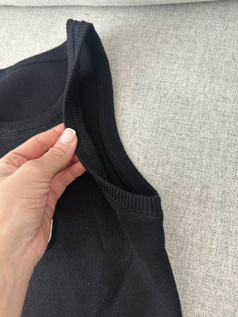 Débardeur strass noir – Image 3