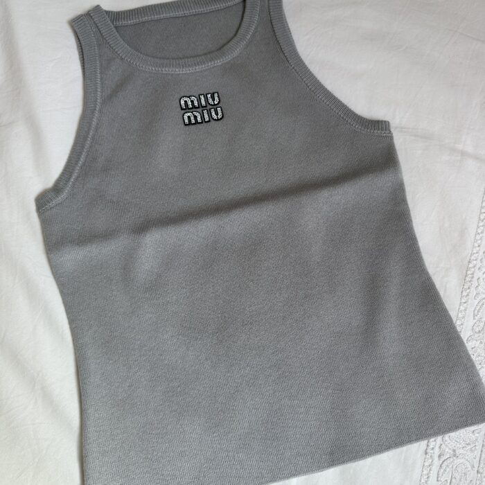 Top Summer Gris et paillette